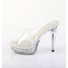 Fabulicious - COCKTAIL501RSI Mules with heel - Transparent/White Product image